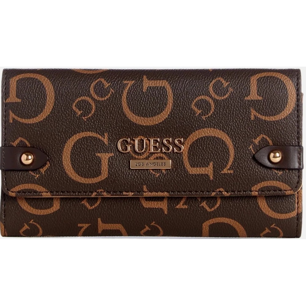 Guess Factory Iridessa Women's Clutch Wallet Brown New with Tags Discontinued
